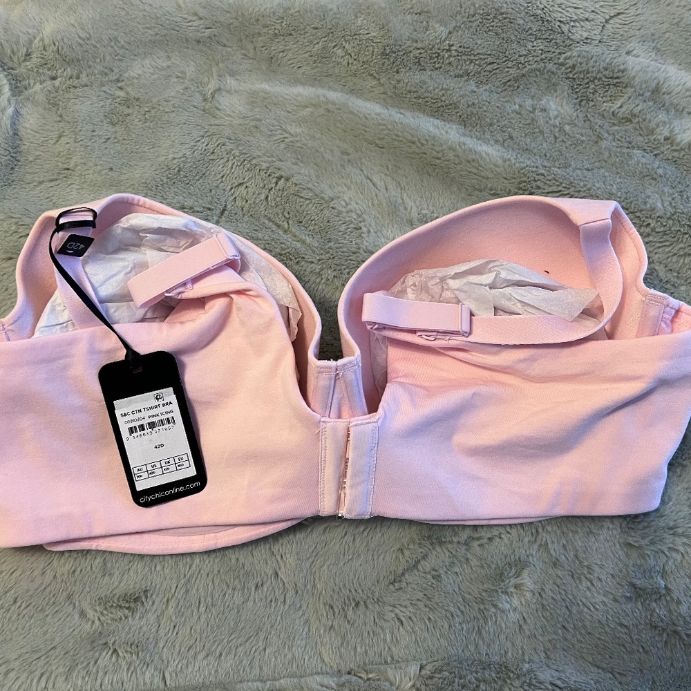 Smooth & Chic Cotton T-Shirt Bra - Pink Icing - Picture 2 of 6